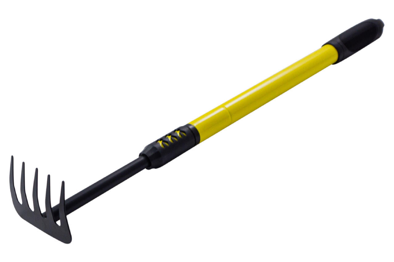 Грабли прямые Mastertool - 630-910 x 95 мм резиновая ручка