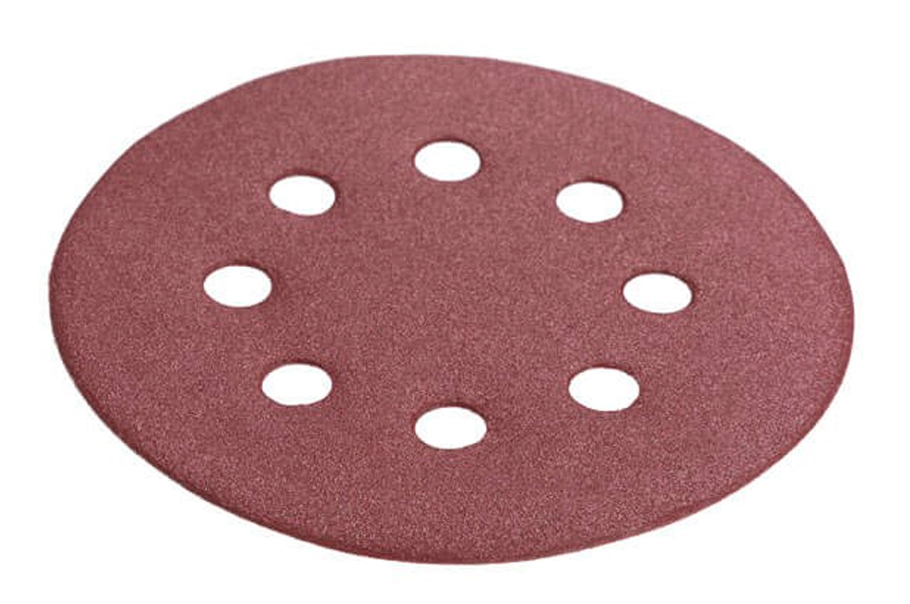 Круг шлифовальный на липучке Intertool - 125 мм × Р240 с отверстиями (5 шт.)