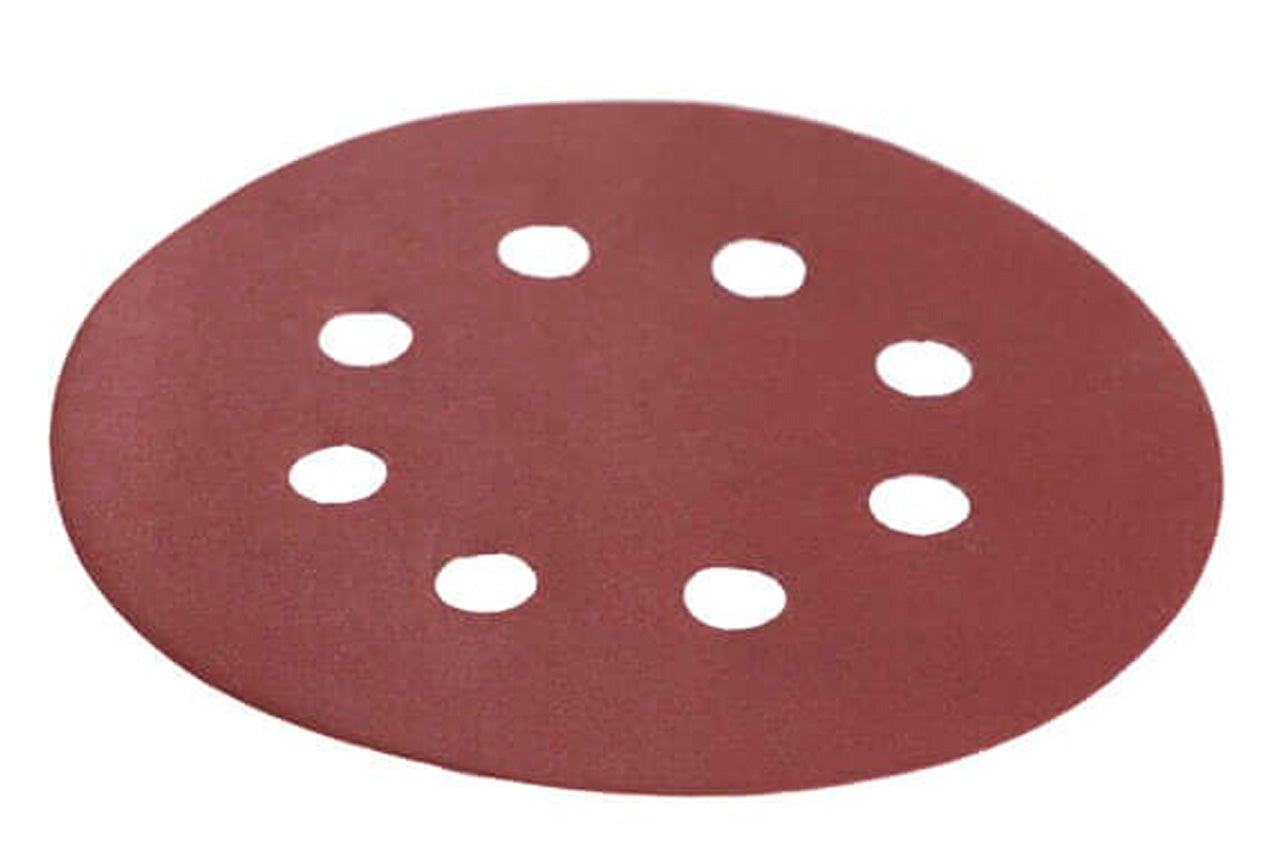 Круг шлифовальный на липучке Intertool - 125 мм × Р600 с отверстиями (5 шт.)