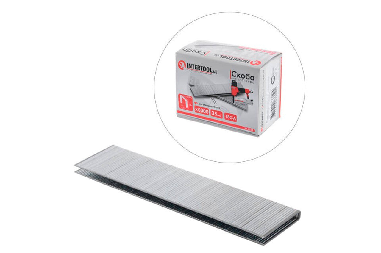 Скоба пневматическая Intertool - 35 × 1 × 5,7 мм (5000 шт.)