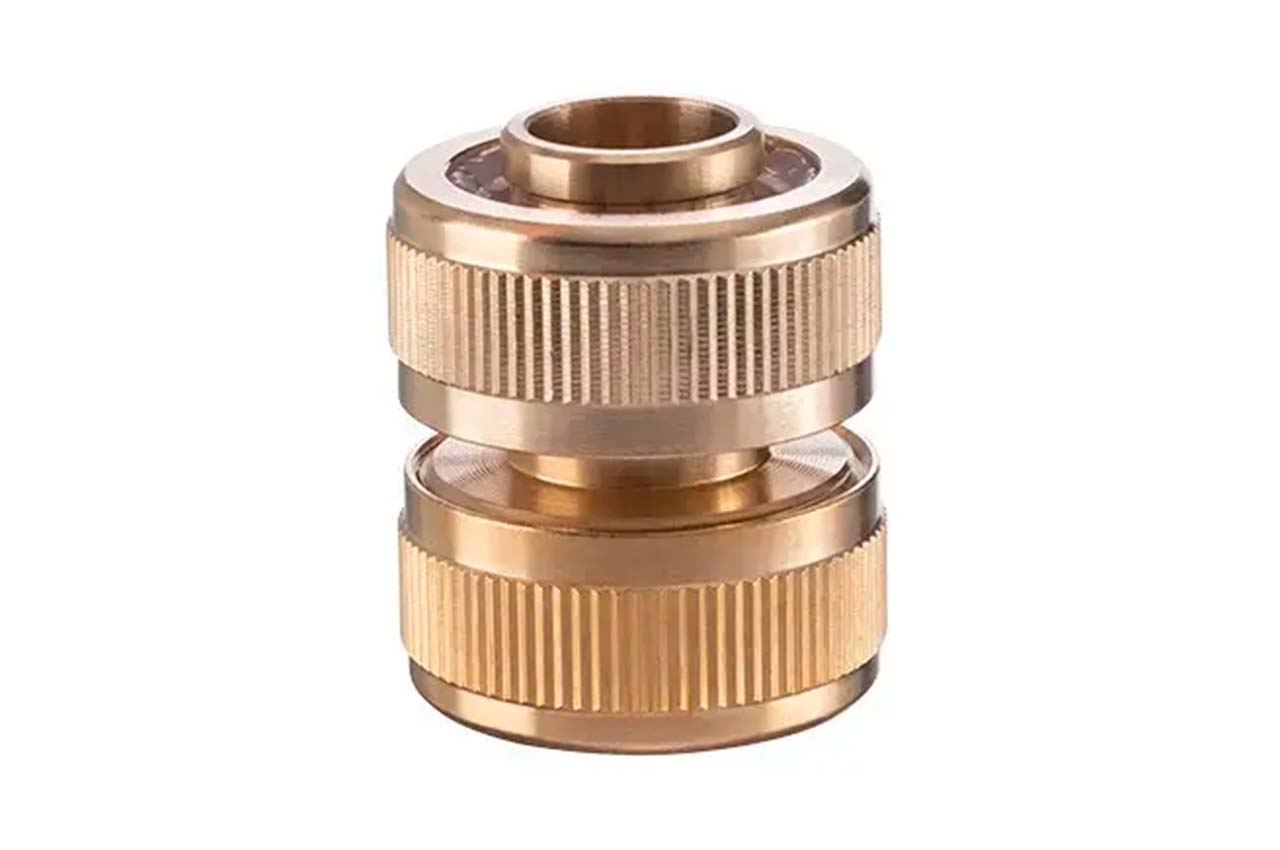 Муфта ремонтная латунная для шланга Intertool-Storm - 3/4" × 3/4"