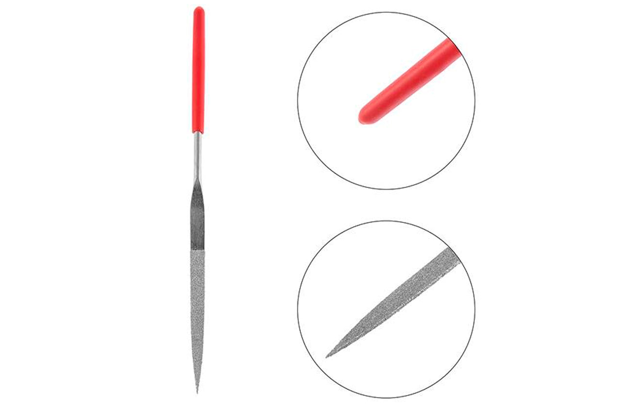 Набір надфілів Intertool - 140мм алмазні (10шт)