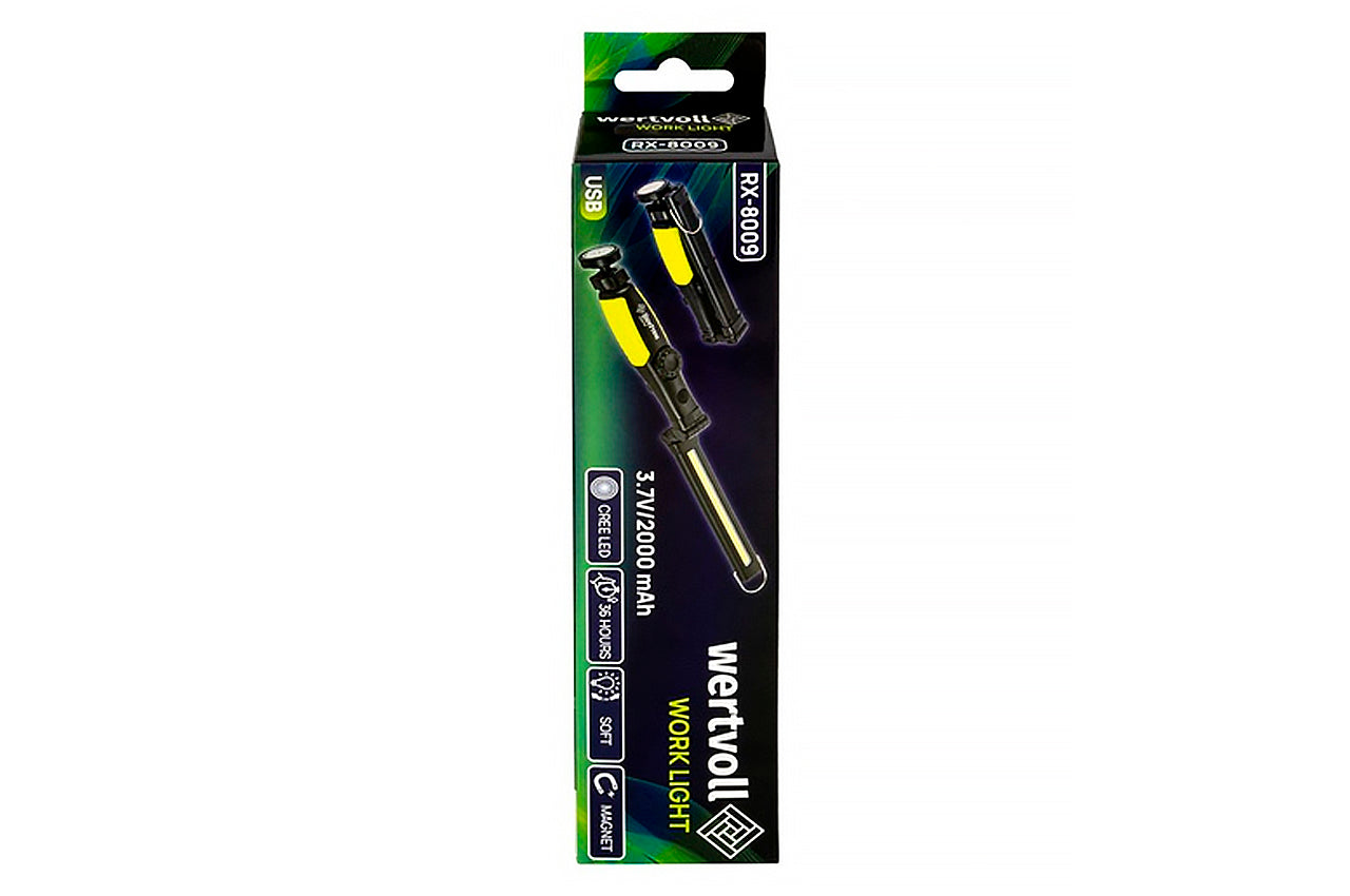 Фонарь магнитный Vertvoll - 2LED (1COB) x 5Вт Li-ion