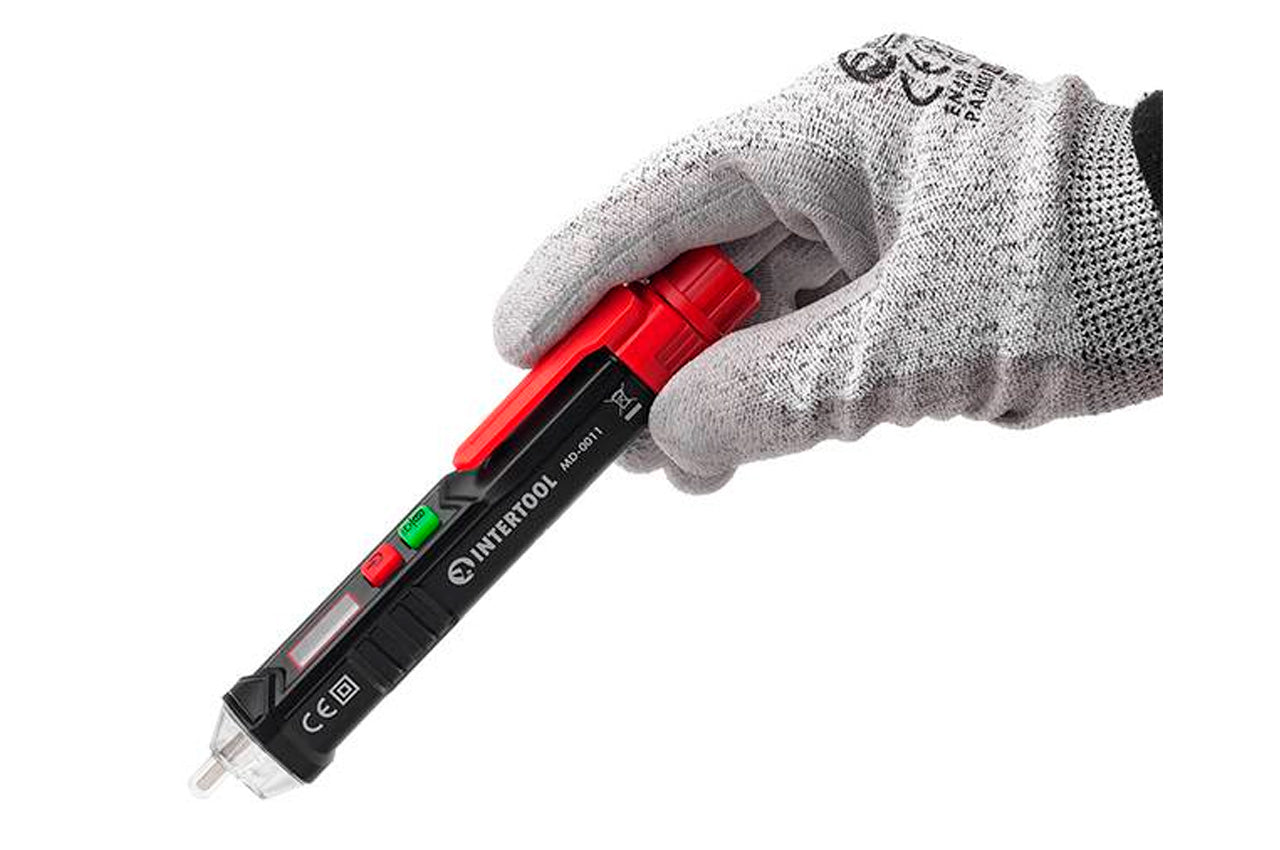 Тестер напруги безконтактний Intertool - 12-1000В LED