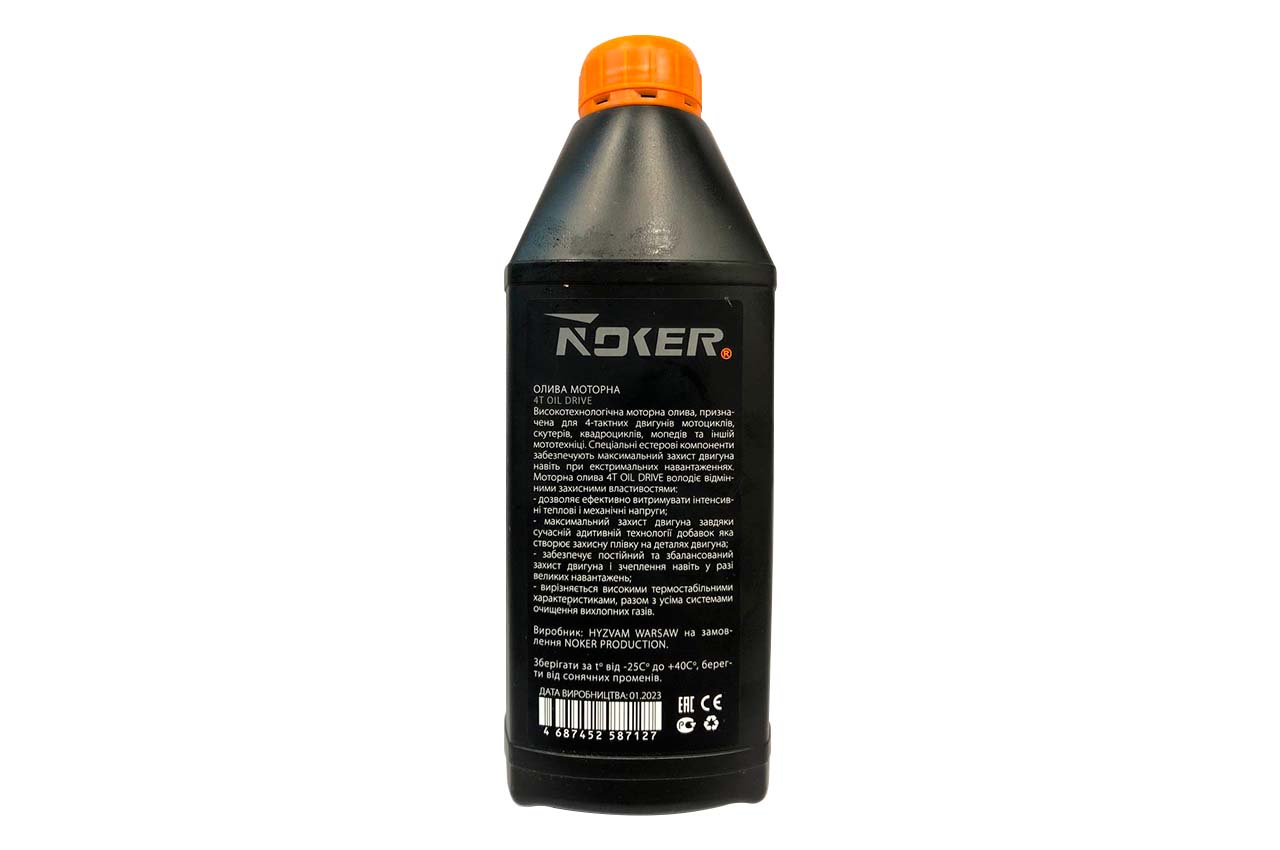 Масло для мопедов 4T Noker - 1л Drive