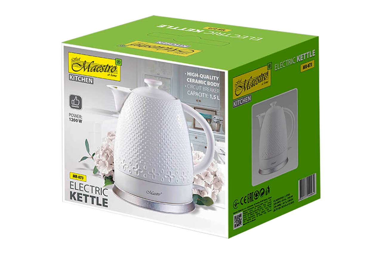 Электрочайник Maestro - 1,5 керамический