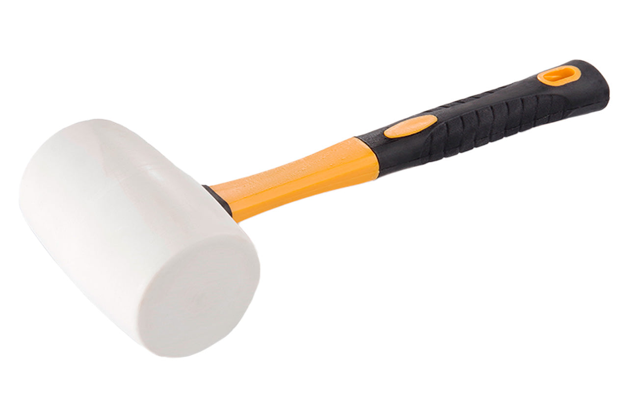 Киянка резиновая Сила - 340г x 50мм белая фибергласс