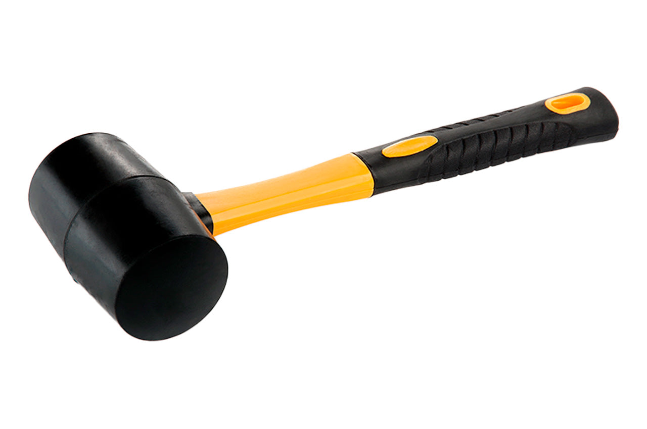 Киянка резиновая Сила - 225г x 45мм черная фибергласс