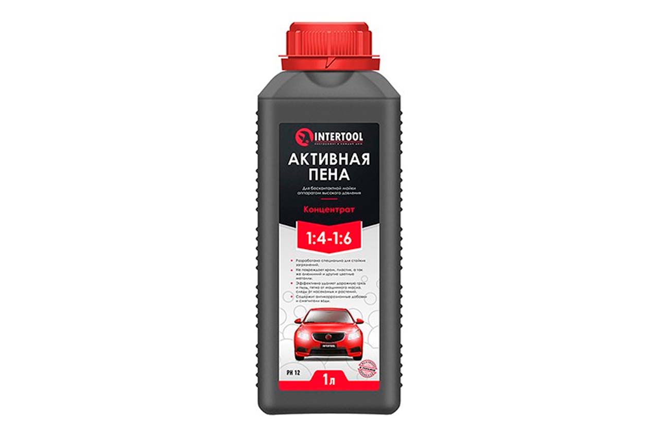 Пена активная Intertool - 1л x 1:4-1:6 концентрат