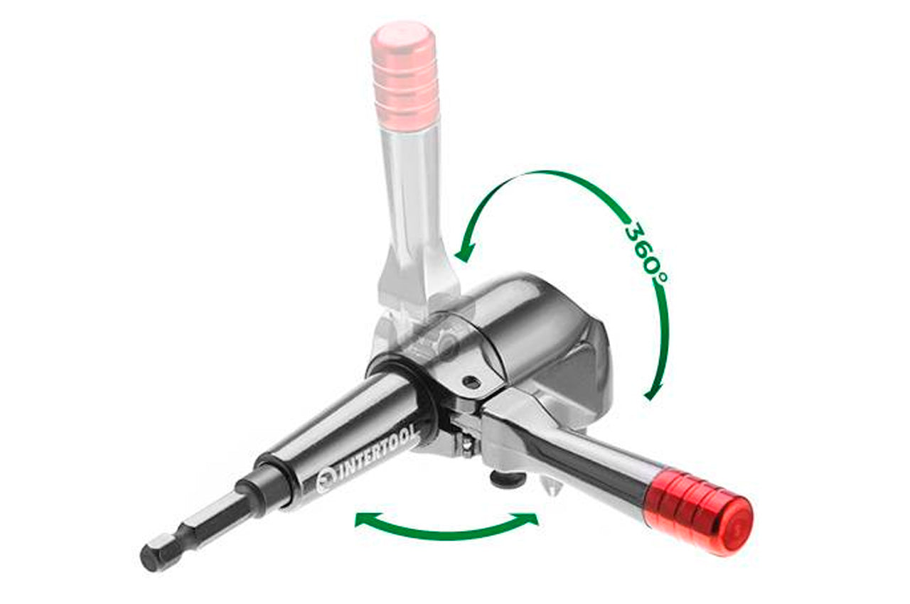 Насадка угловая для дрели и шуруповерта Intertool-Storm - 57Нм