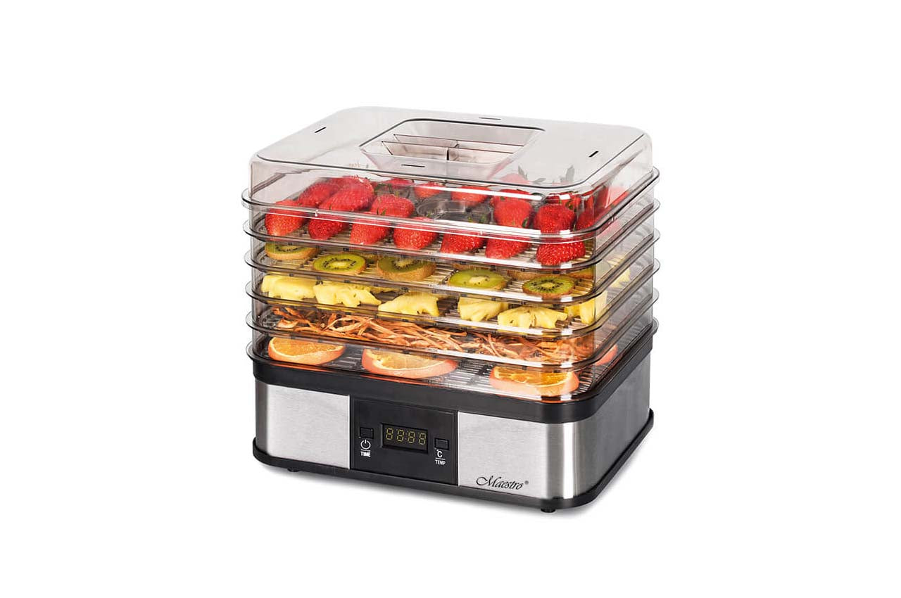 Сушарка для овочів та фруктів Maestro - 245Вт x 5 лотків