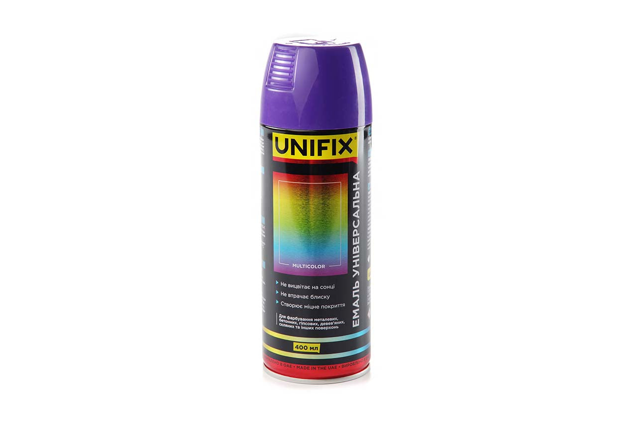 Эмаль универсальная Unifix - 400мл RAL 4005 сине-сиреневый