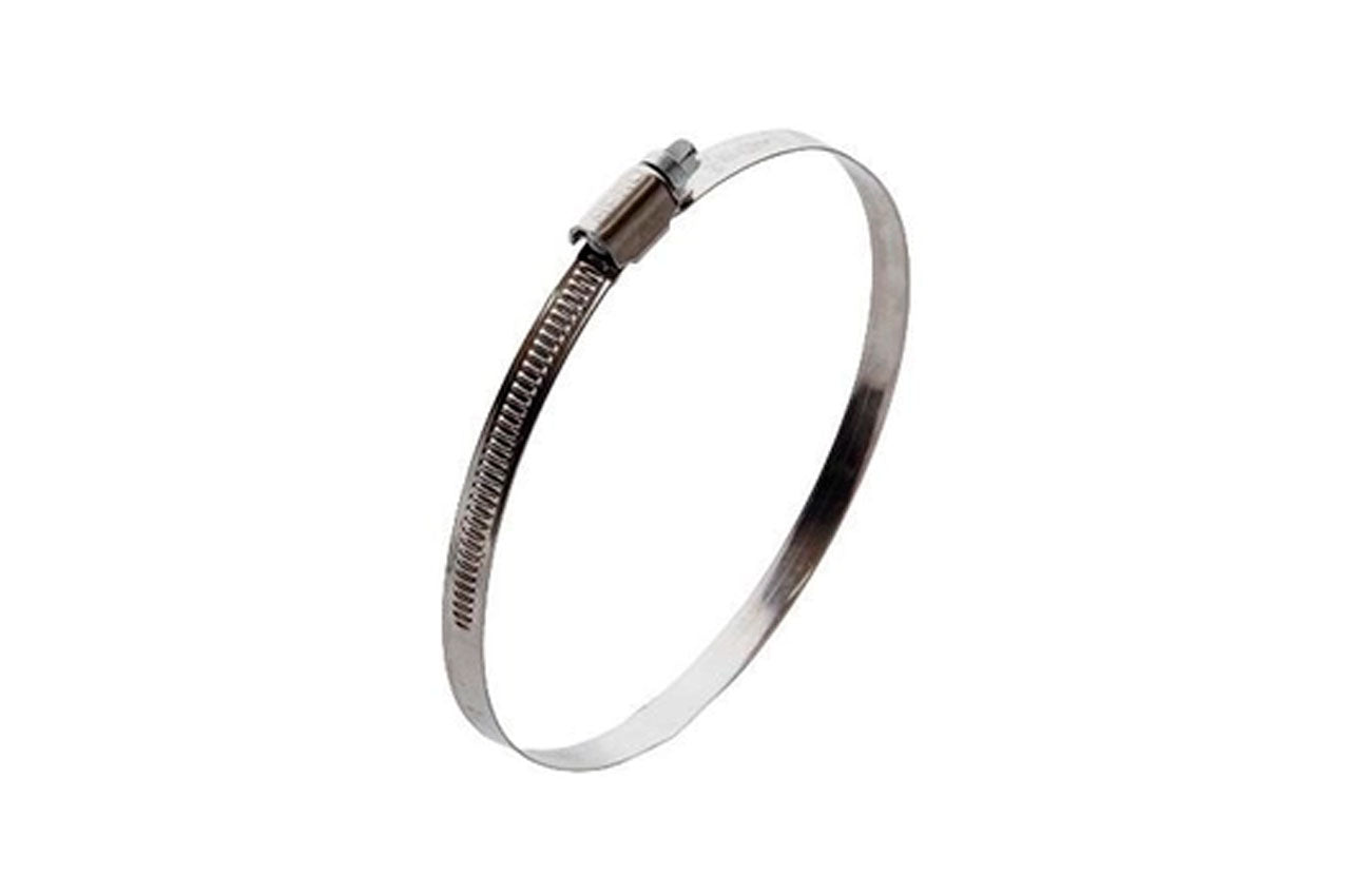 Хомут червячный Apro - 130 x 150мм нержавейка