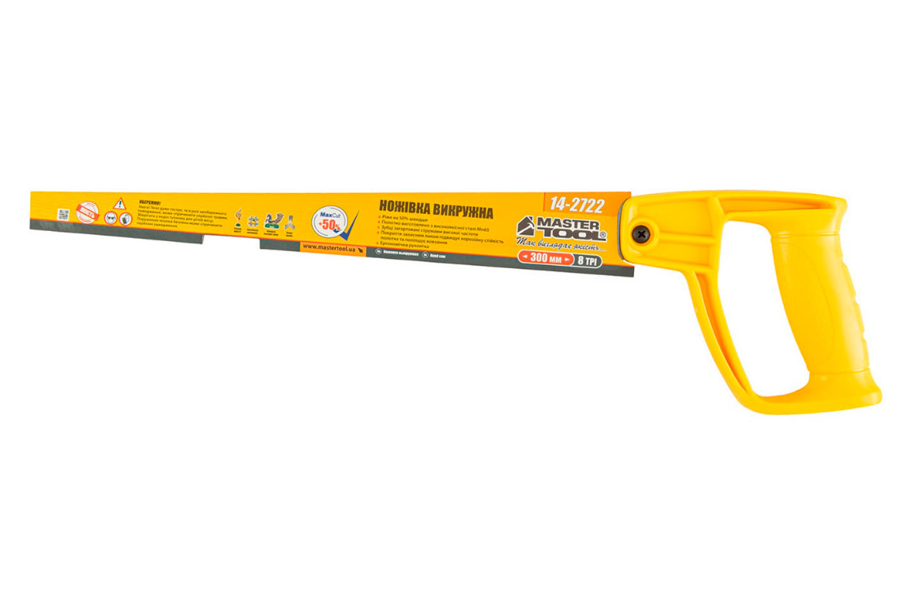 Ножовка по дереву выкружная Mastertool - 300мм x 8T x 2D