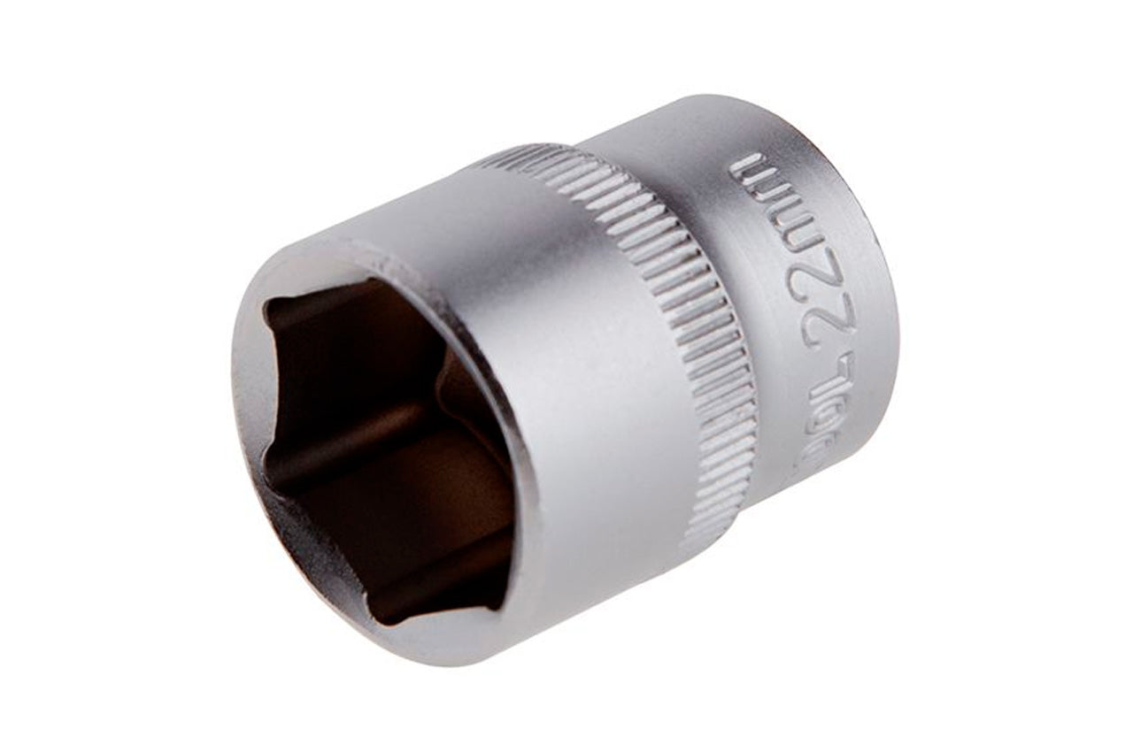 Головка шестигранная Intertool - 22мм x 1/2" матовая