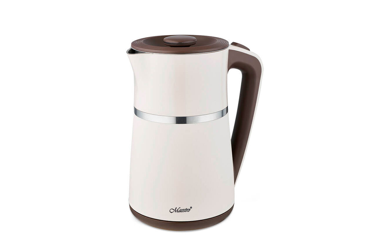 Электрочайник нержавеющий Maestro - 1,7л белый