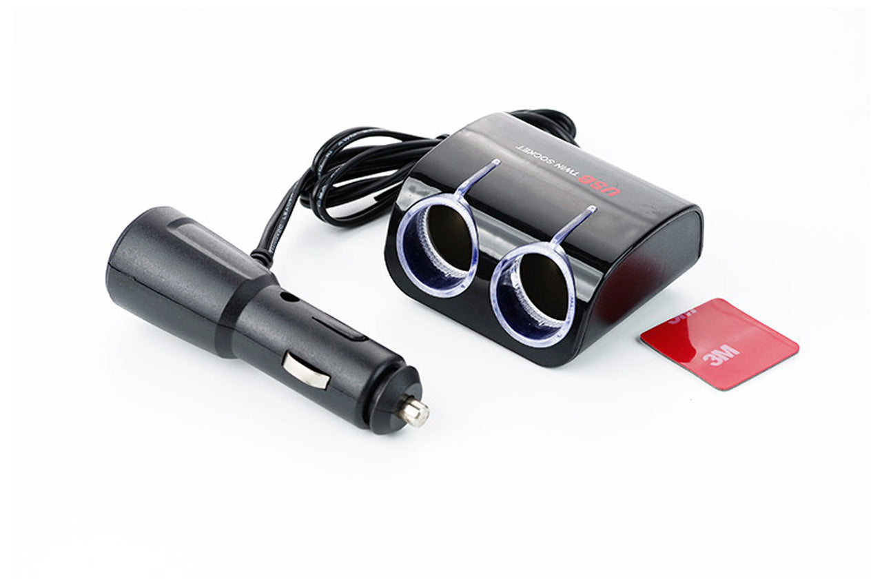 Разветвитель прикуривателя 12 Atelie - 1 USB x 5V x 1A черный