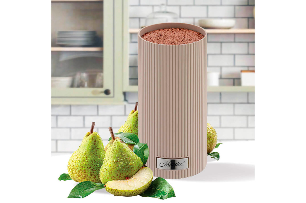 Колодка для ножей Maestro - 220 x 110мм бежевая