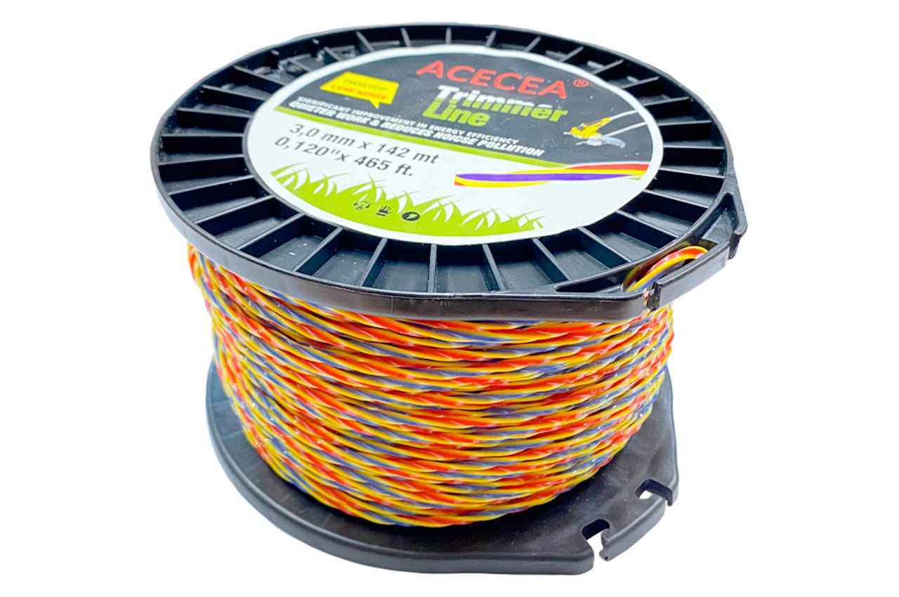 Леска для триммера Рамболд - 3,0мм x 142м квадрат крученый цветной