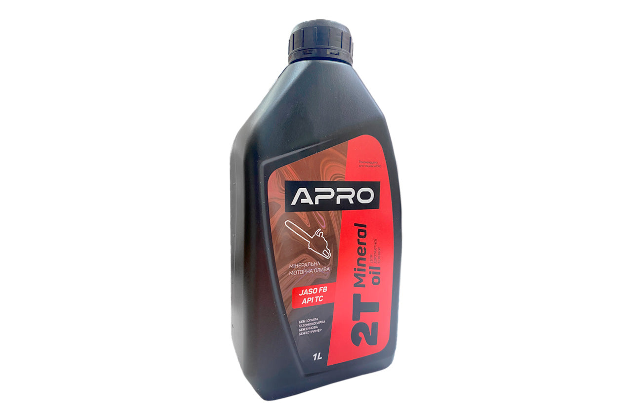 Масло для двигателей 2T Apro - 1л минеральное