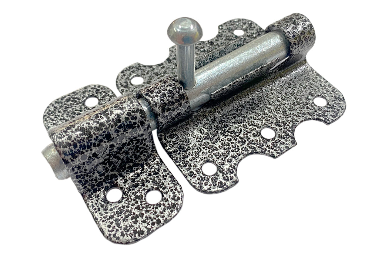 Шпингалет KS-UKR "Візерунок" 65х85 (серый антик)