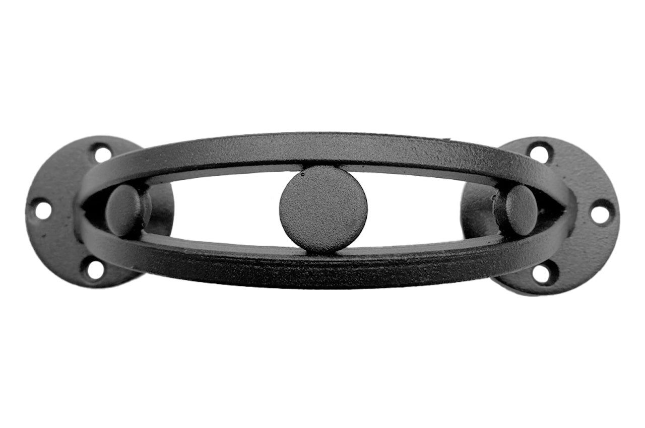 Ручка дверная KS-UKR дугообразная, двойной квадрат" 50х195 ( Бархат)