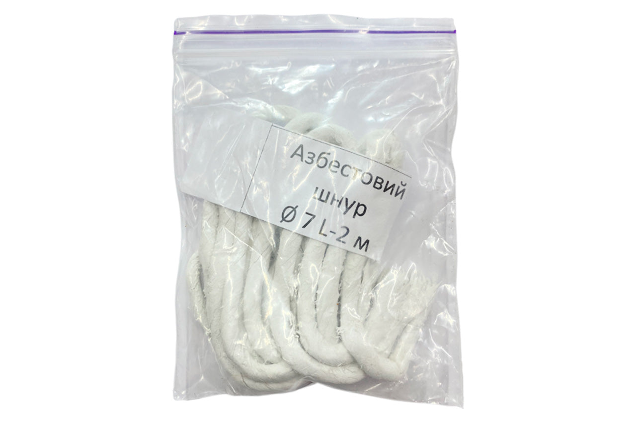 Шнур асбестовый KS-UKR 7х2м