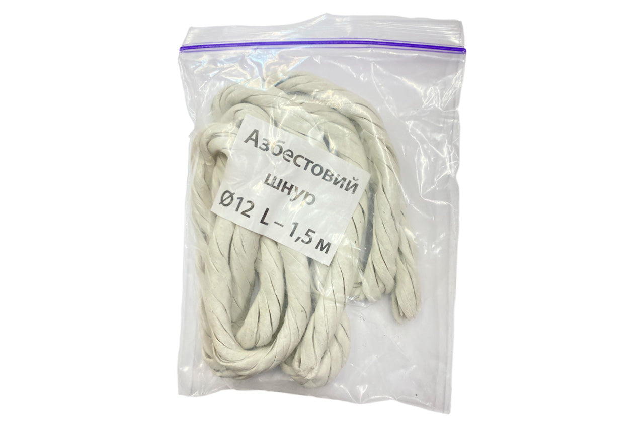Шнур асбестовый KS-UKR 12х1.5м