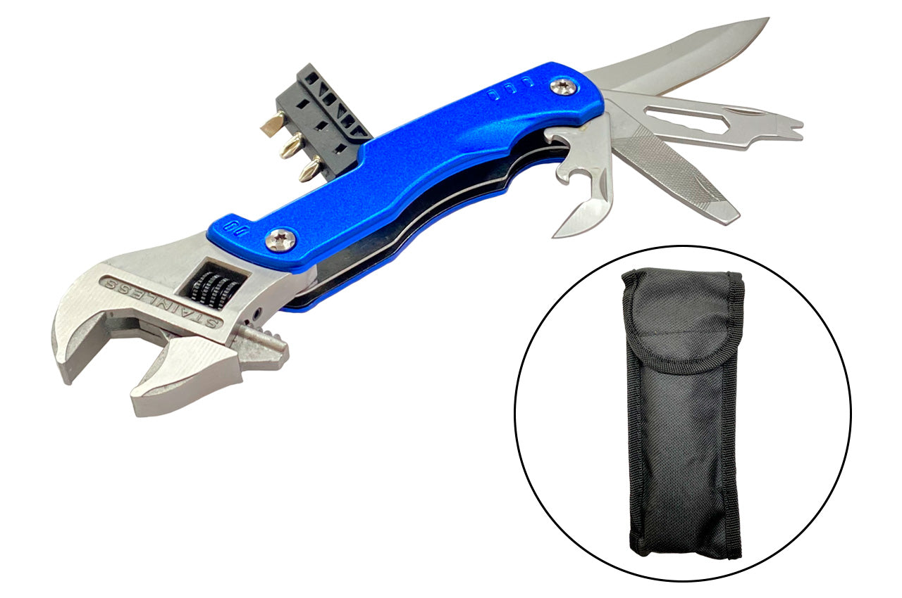 Ключ разводной универсальный мультитул 8-в-1