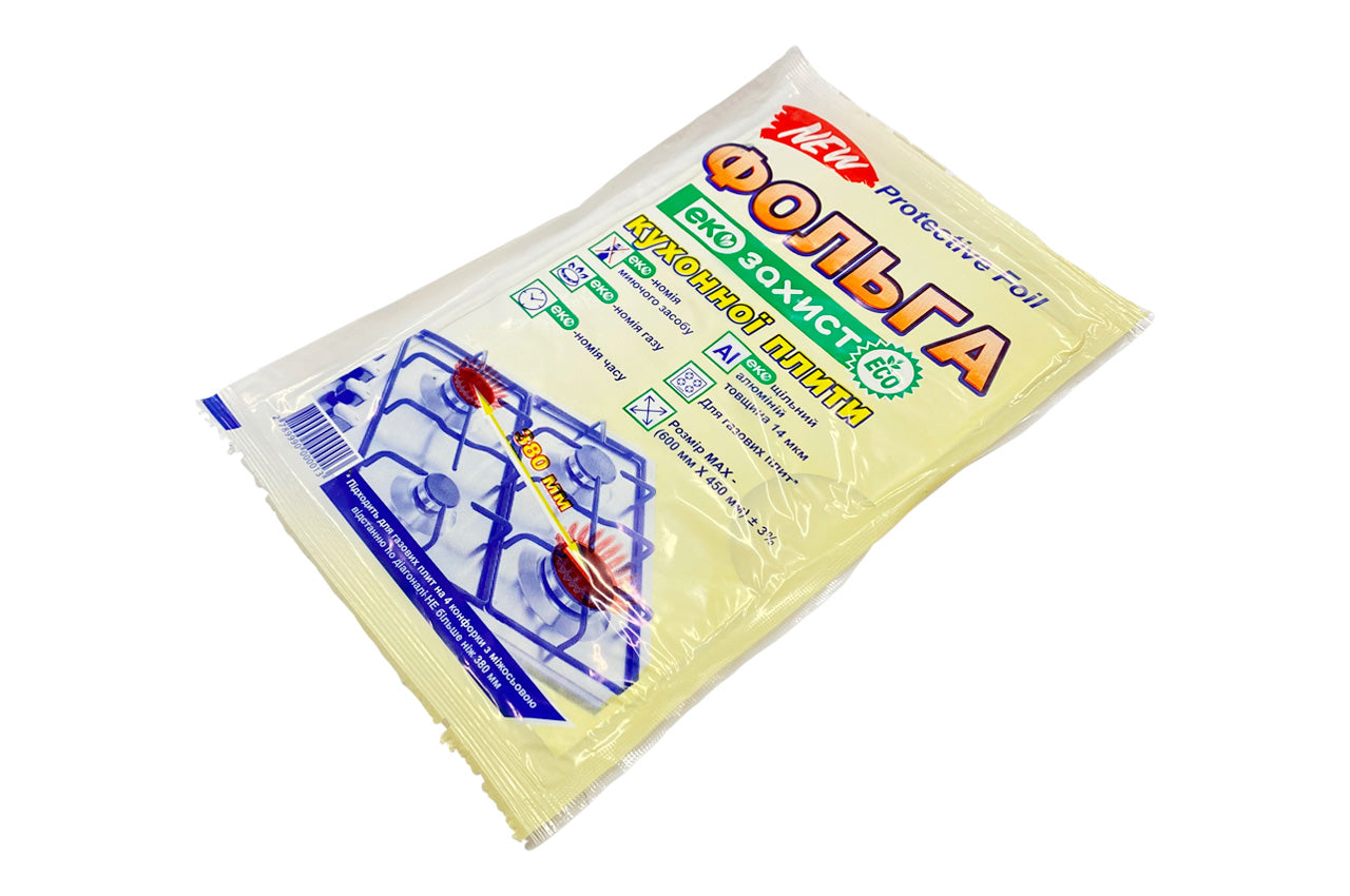 Фольга для плиты газовой Eco - 600 x 450мм x 14мкм