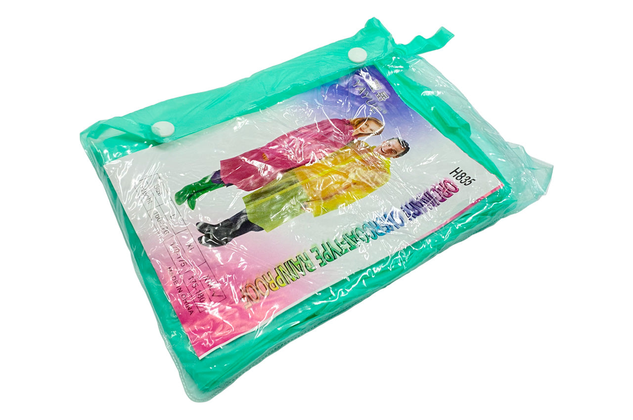 Плащ-дождевик Китай - силиконовый на кнопке