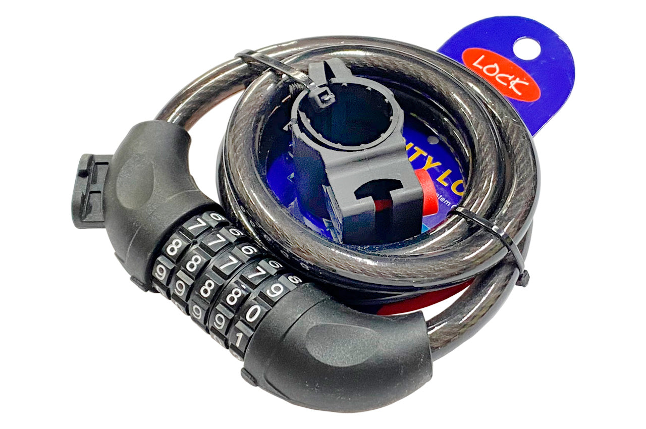 Замок 5-кодовый для велосипеда 12х1000мм