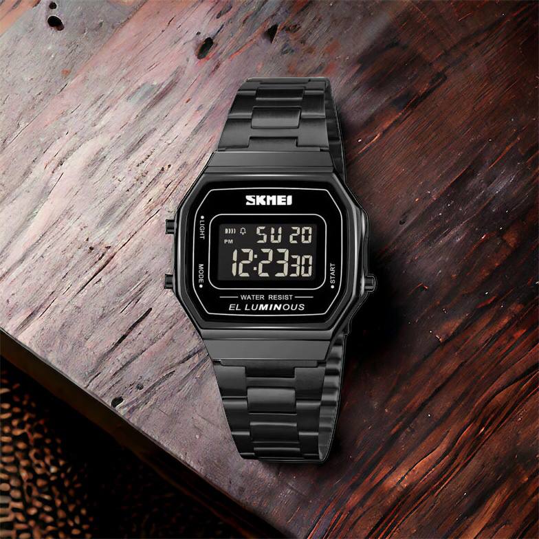 Часы наручные мужские SKMEI 1647BK, оригинальные мужские часы, противоударные часы для военнослужащих