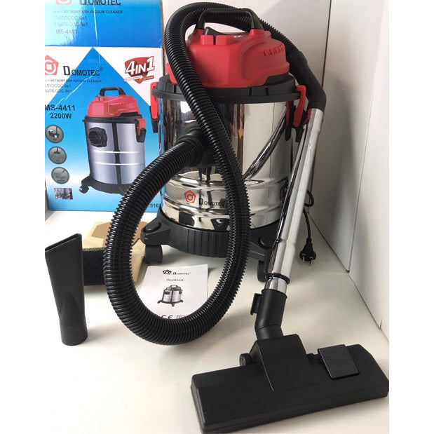 Промышленный строительный пылесос 4в1 Domotec MS-4411 2200 Вт без мешка для сухой и влажной уборки