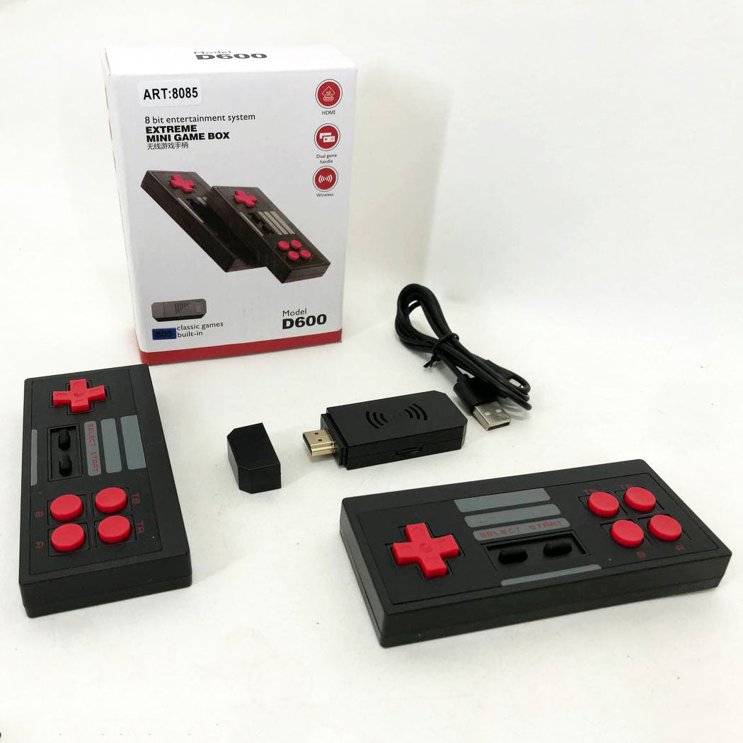 Приставка игровая Mini Game Box D600 HDMI игровая консоль, приставка 8 бит для детей, приставки денди