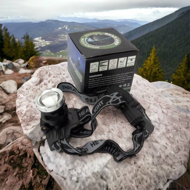 Фонарик на голову Bailong BL-8070-P50, LED налобный аккумуляторный фонарь, фонарь на голову для рыбалки