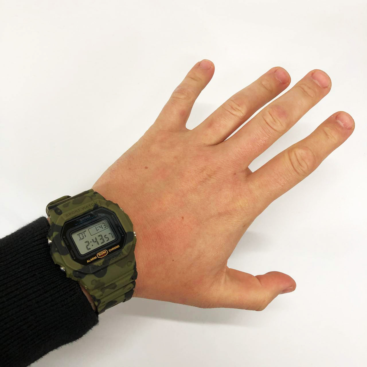 Часы наручные мужские SKMEI 1628CMGN, тактические часы, часы армейские оригинал, часы для мужчины