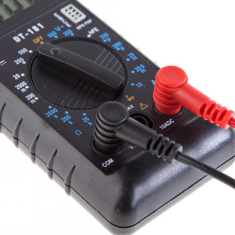 Компактный Мультиметр DT-181 тестер цифровой, щупы в комплекте, мультиметр с защитой, электронный мультиметр