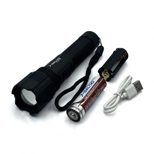 Фонарик ручной тактический Bailong BL-Z01-P50, сверхмощный фонарик, тактические фонари для охоты