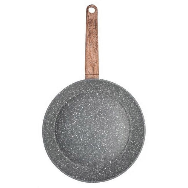 Сковорода Well Done WD-1038N с покрытием Marble Stone 28 см, сковорода с индукционным дном