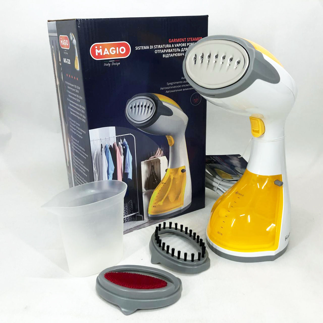 Отпариватель MAGIO MG-327, Компактный отпариватель, Универсальный отпариватель, Выпариватель для одежды