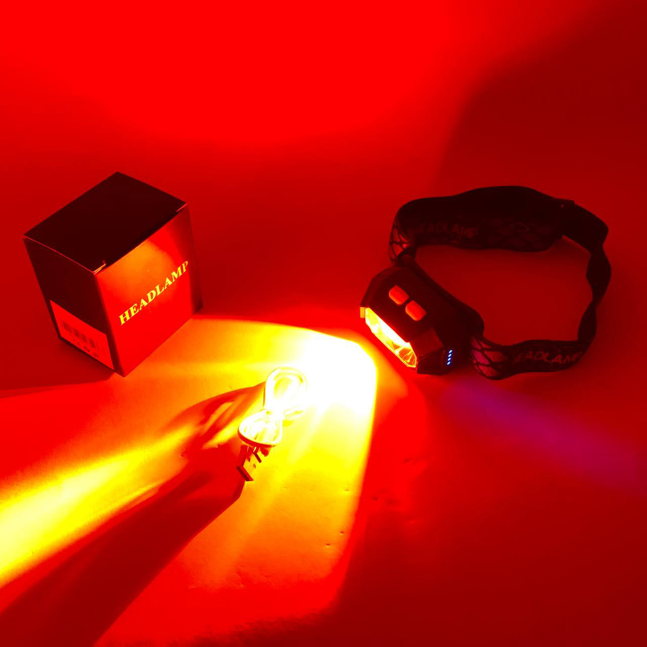 Фонарь налобный аккумуляторный PLD-SL02-XPG, Налобный прожектор, Мощный фонарь для рыбалки