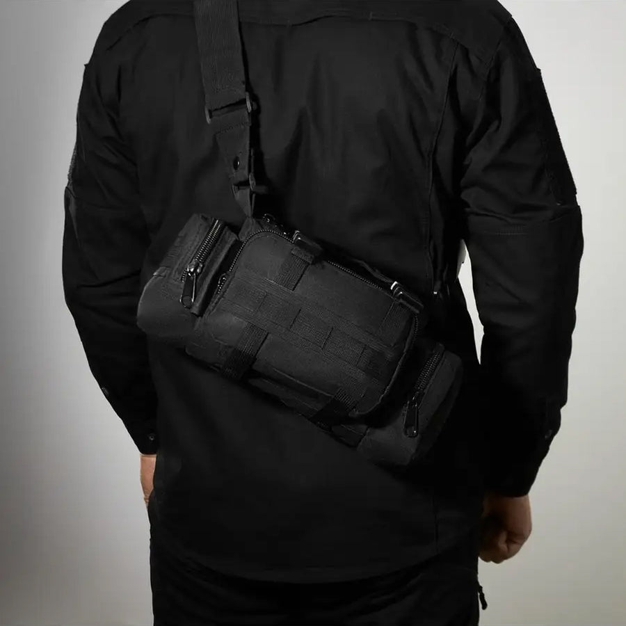 Универсальная тактическая сумка – подсумок поясная нагрудная на MOLLE сумка с ремнем на плечо 5 л