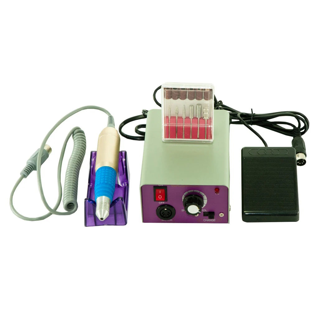 Фрезер для маникюра с педалью для ноги DM4, мощный маникюрный фрезер, фрезер с насадками для маникюра