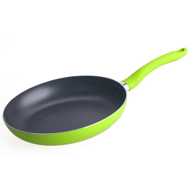 Сковорода антипригарная Con Brio 24 см СВ-2414, сковорода с толстым дном. Цвет: зеленый