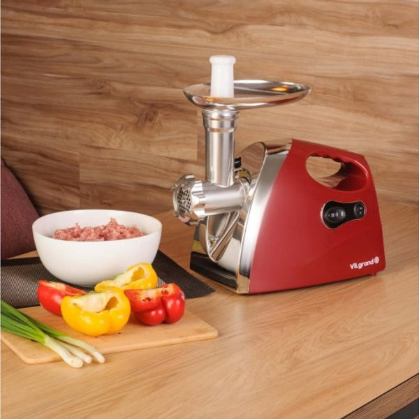 Электромясорубка ViLgrand V203-BRMG. Цвет: красный