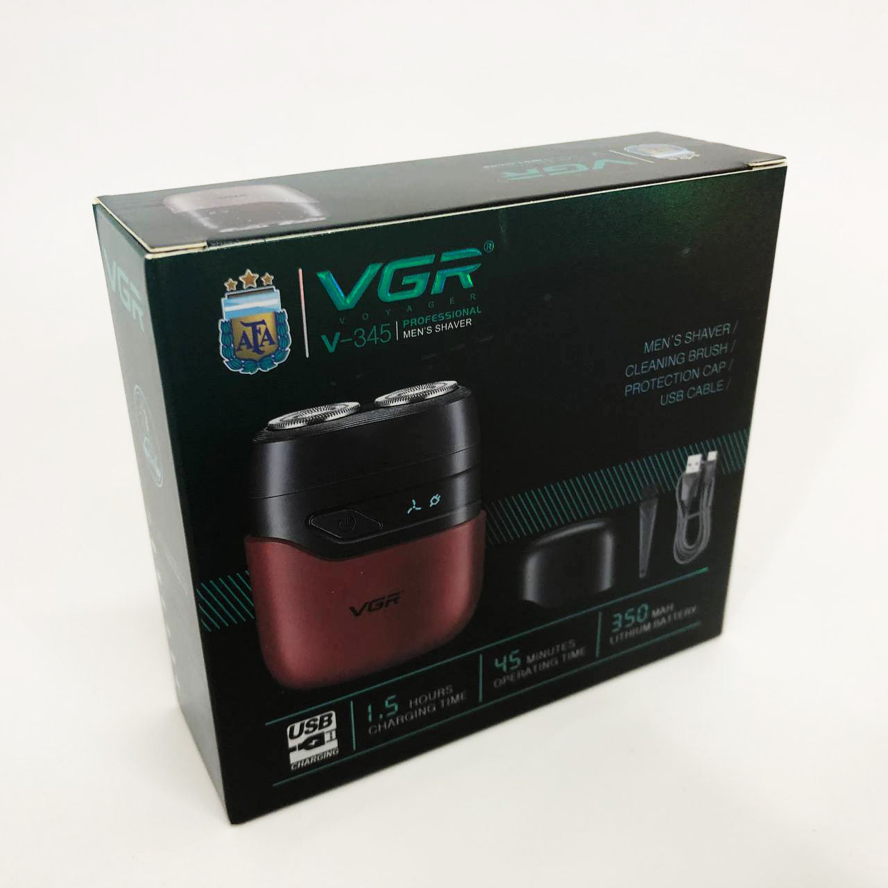 Электробритва VGR V-345. Цвет: красный