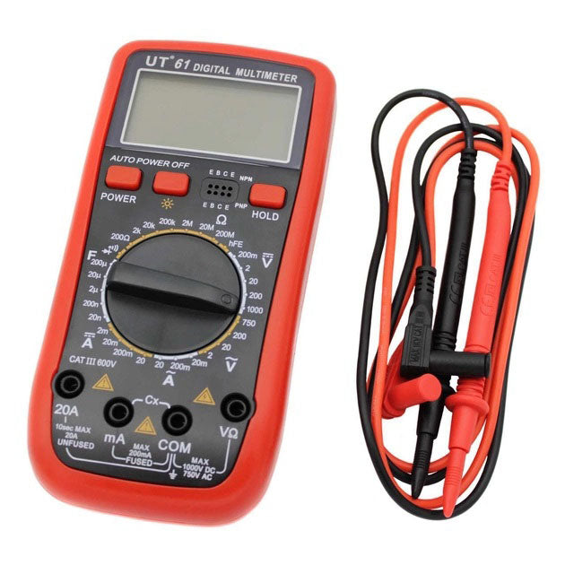 Мультиметр цифровой Digital UT 61 профессиональный тестер вольтметр, качественный мультиметр, цифровой