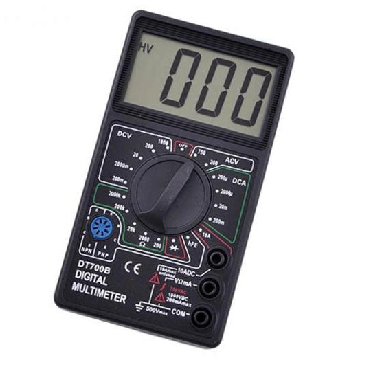 Цифровой мультиметр Digital DT700B c большим дисплеем, тестер для измерения напряжения, качественный