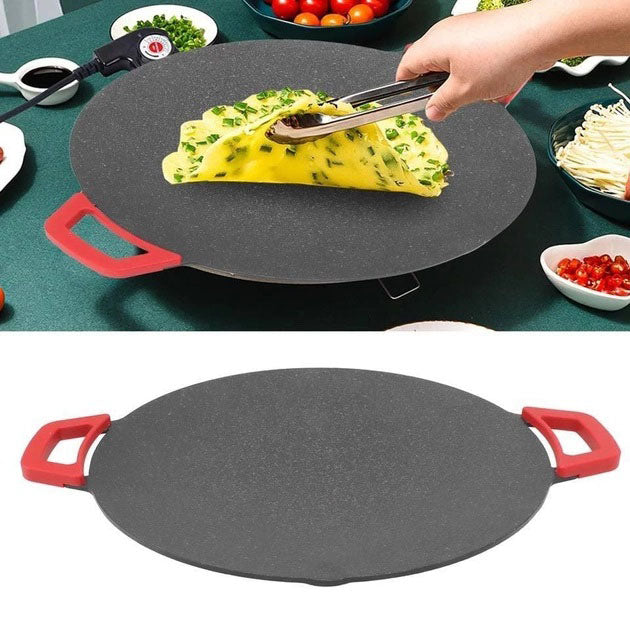 Электрический противень для жарки гриль с антипригарным покрытием RAF R.5304 1800W Варочная поверхность